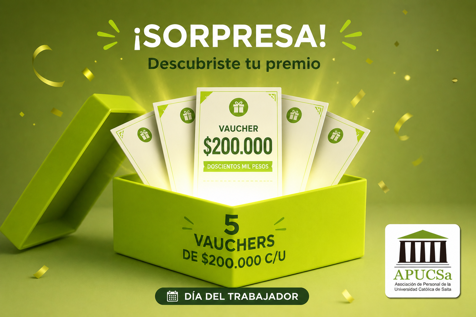 Primer Sorteo del Día del Trabajador 2026