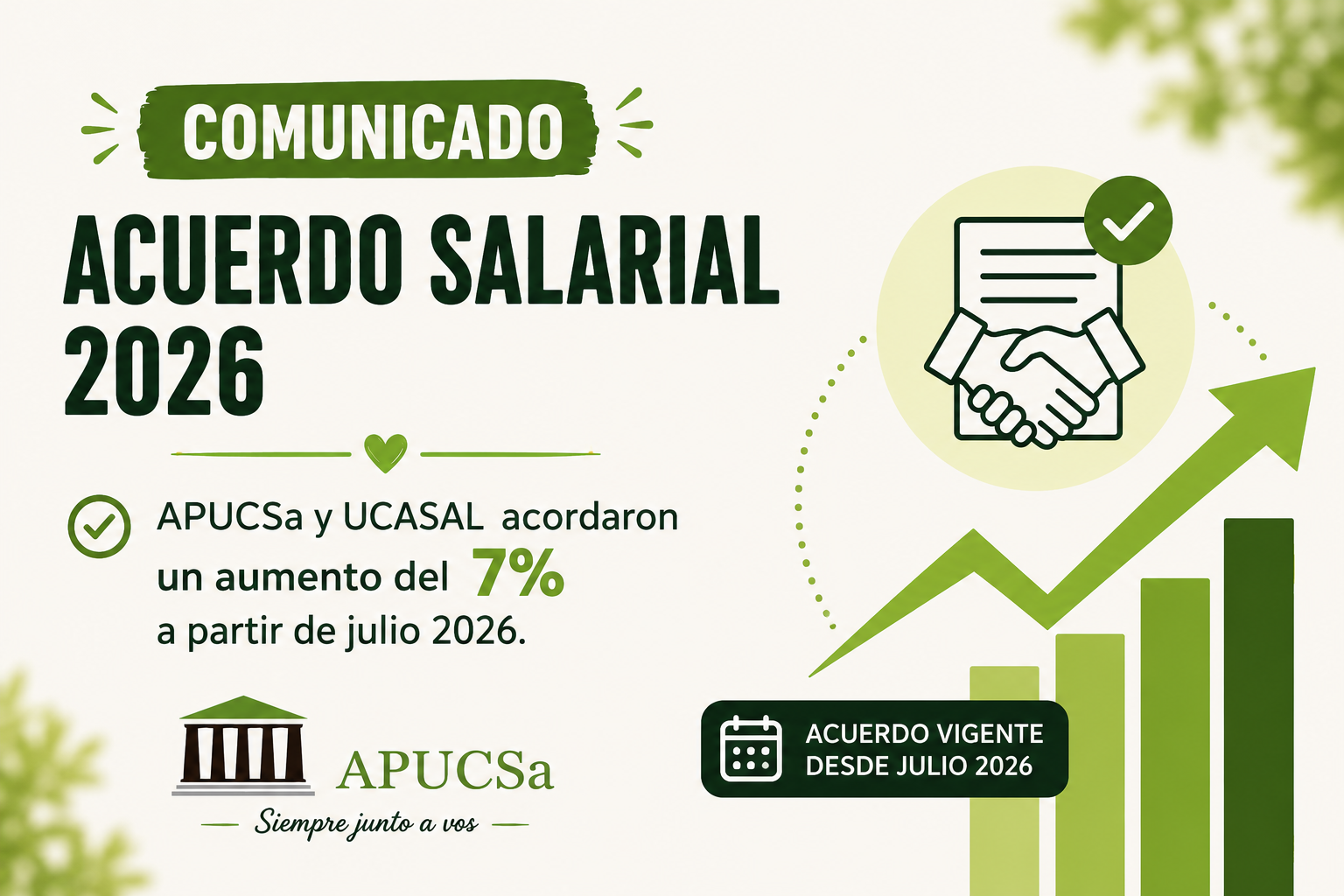 Acuerdo Salarial - Julio 2026